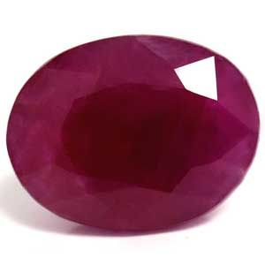 Rubin 6,03 ct, czerwony, szlif owalny