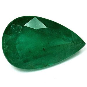 Szmaragd 7,44 ct, zielony, szlif gruszka
