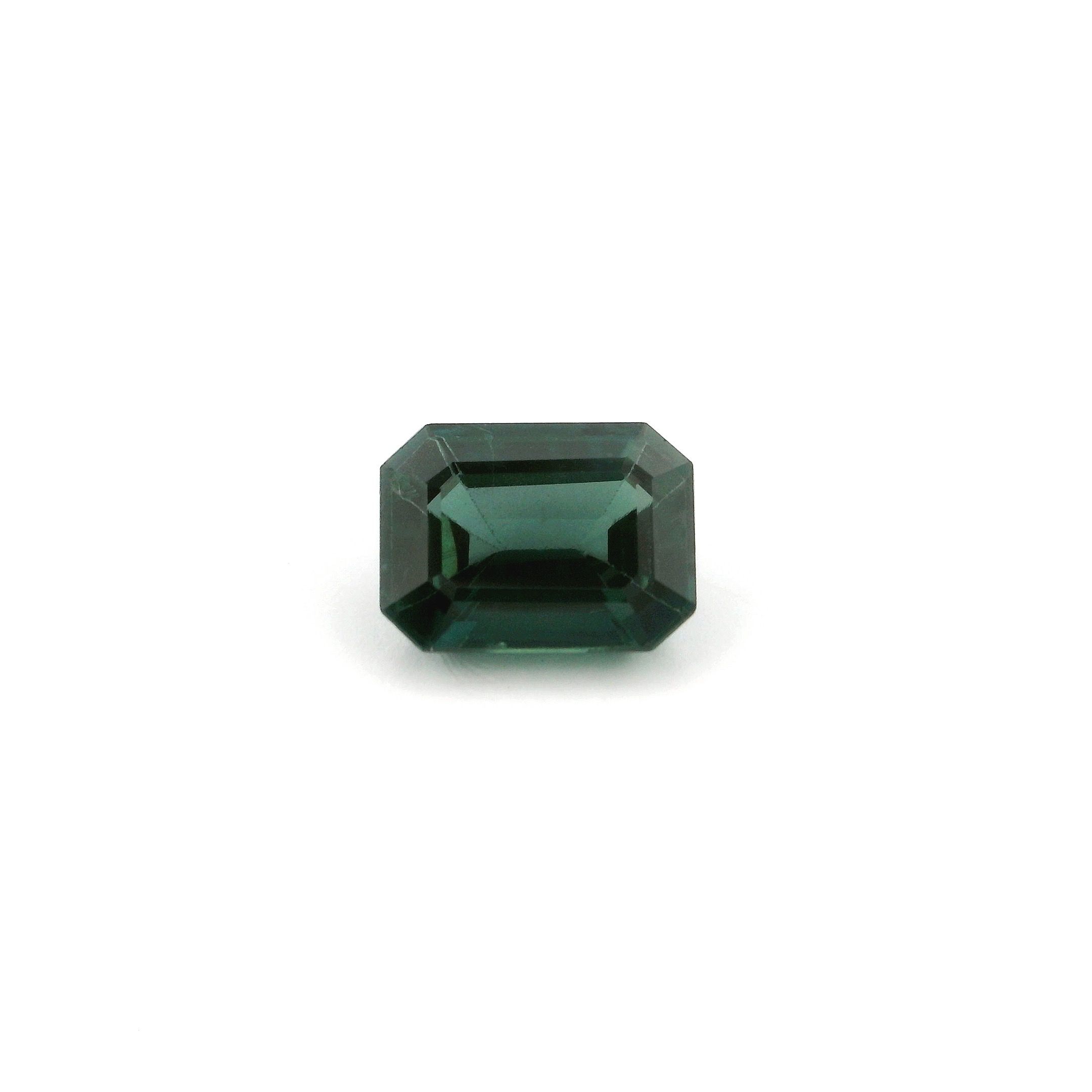 Szafir 1,50 ct, niebieski, szlif ośmiokątny