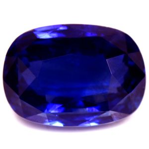 Szafir 2,02 ct, niebieski, szlif cushion