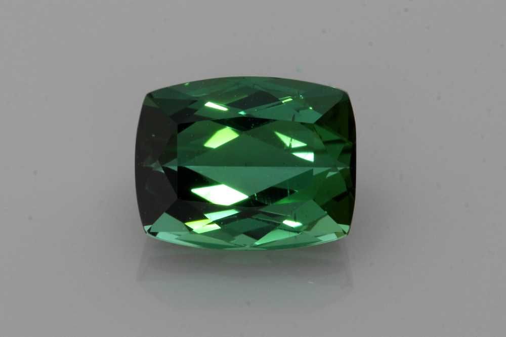 TOURMALINE FACETED 2.82ct GREEN Vivid GREEN SI BRAZIL NONE