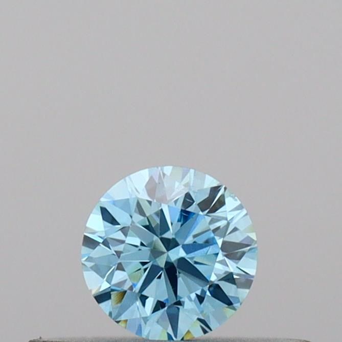 0.19 CT Fancy Vivid Blue ROUND