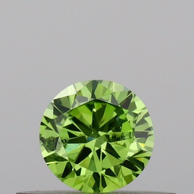 0.27 CT Fancy Vivid Green ROUND