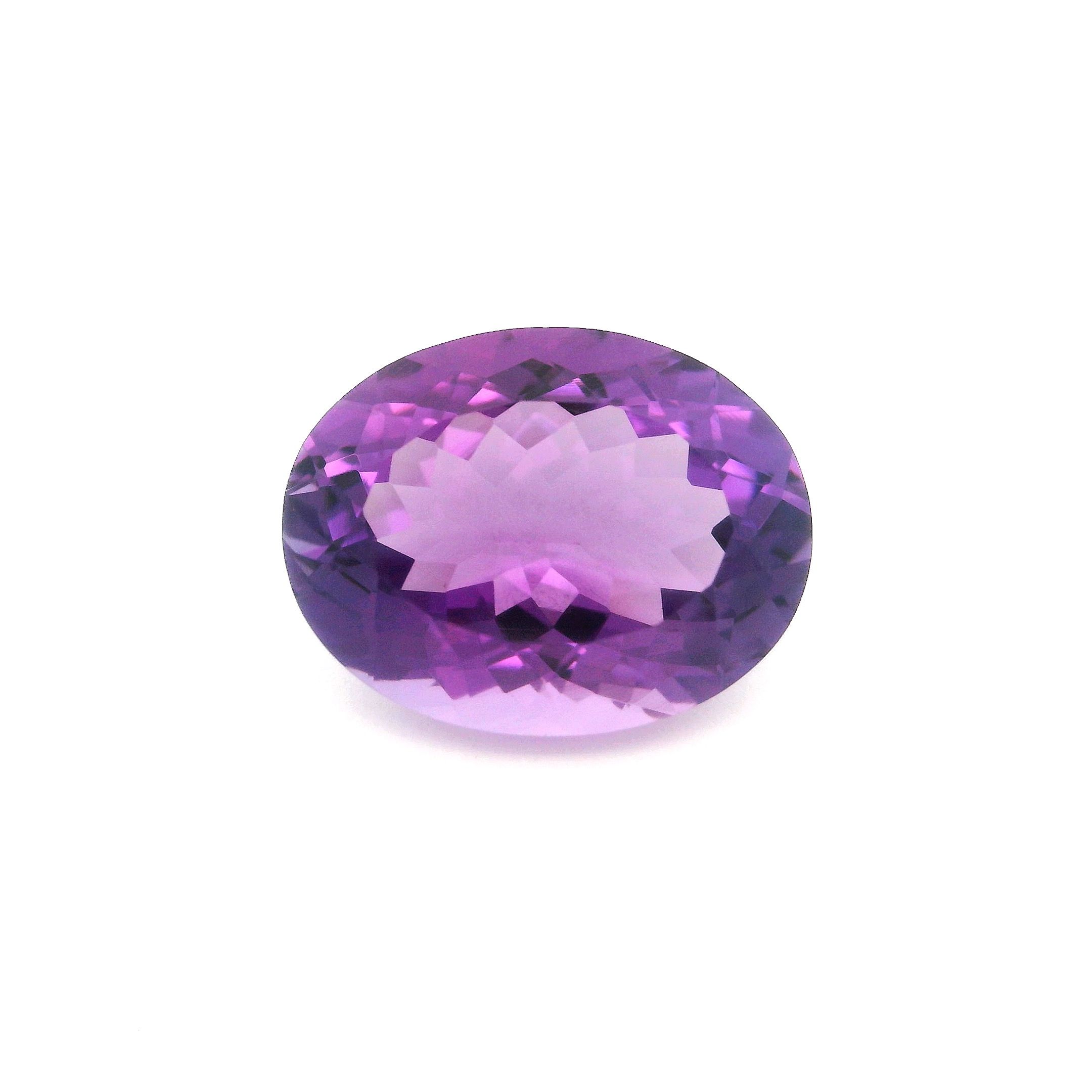 6.16 ct Oval amethyst