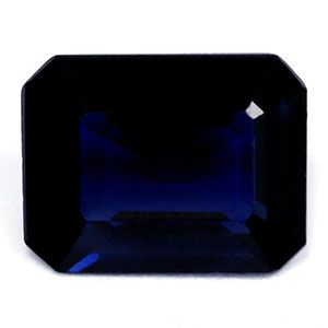Szafir 2,25 ct, niebieski, szlif szmaragdowy