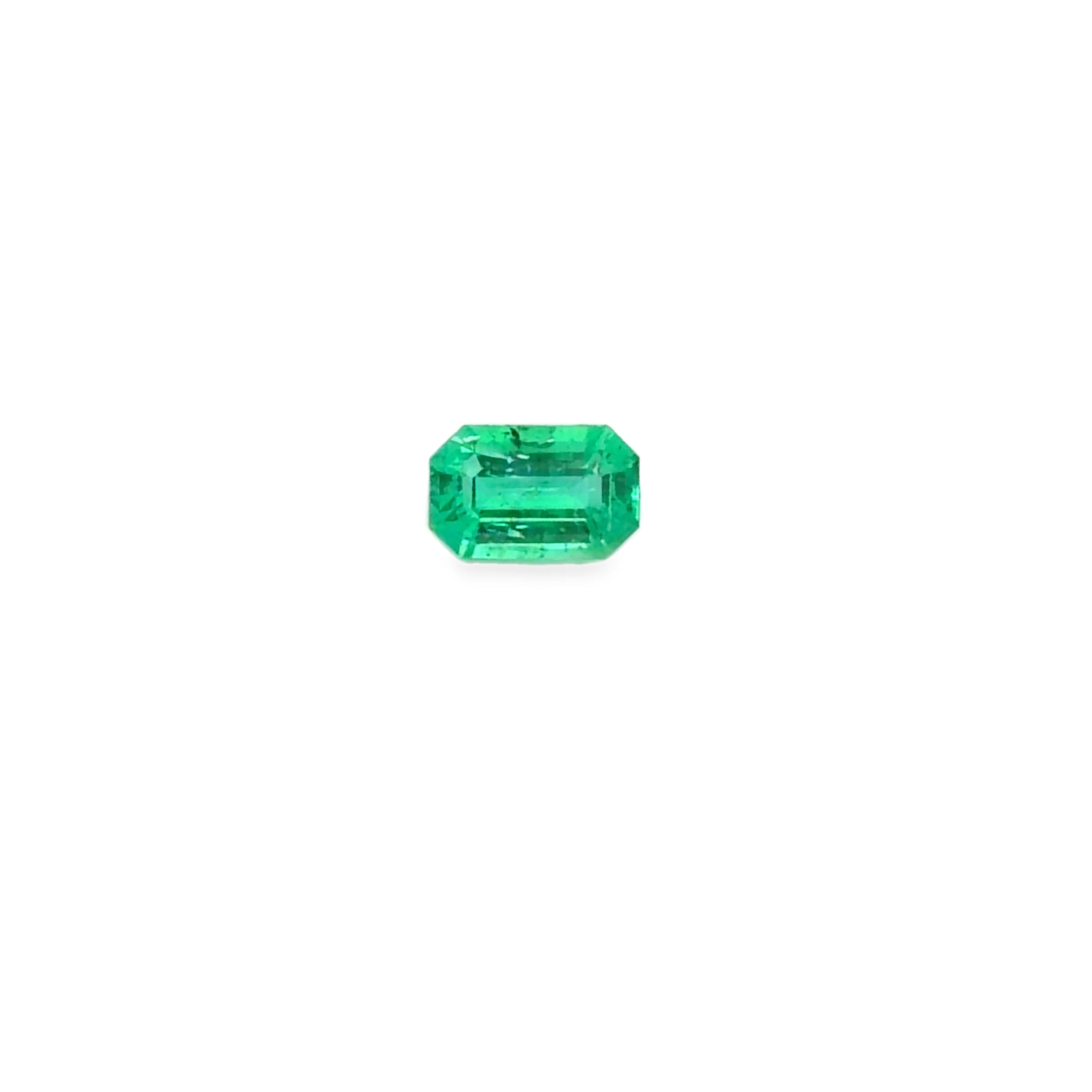 1.47 ct Octagonal emerald