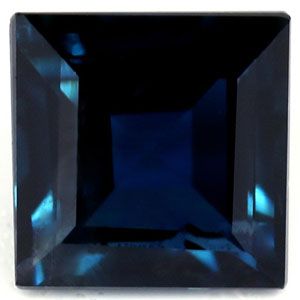 Szafir 1,07 ct, niebieski, szlif kwadratowy