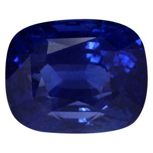 Szafir 11,60 ct, niebieski, szlif cushion