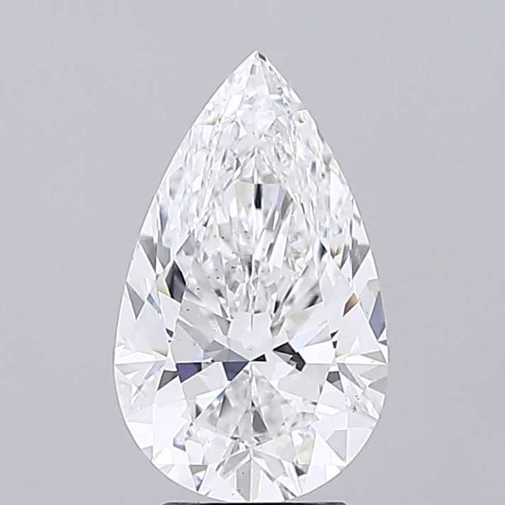 Diamant Poire 3.53 ct - Couleur E - Pureté VS1
