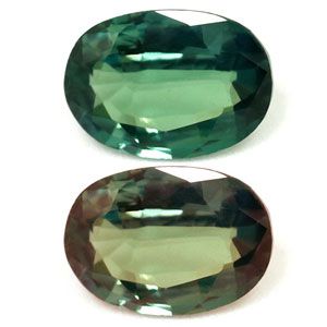 ALEXANDRITE FACETED 0.64ct GREEN Blue Green to Purple EC INDIA NONE