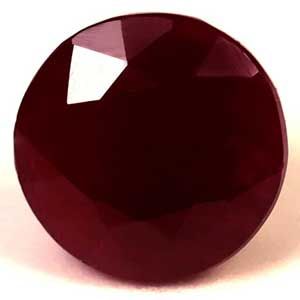 Rubin 1,65 ct, czerwony, szlif okrągły