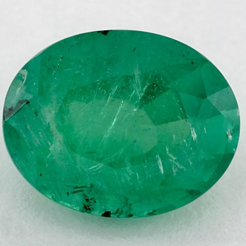 Szmaragd 3,38 ct, zielony, szlif owalny