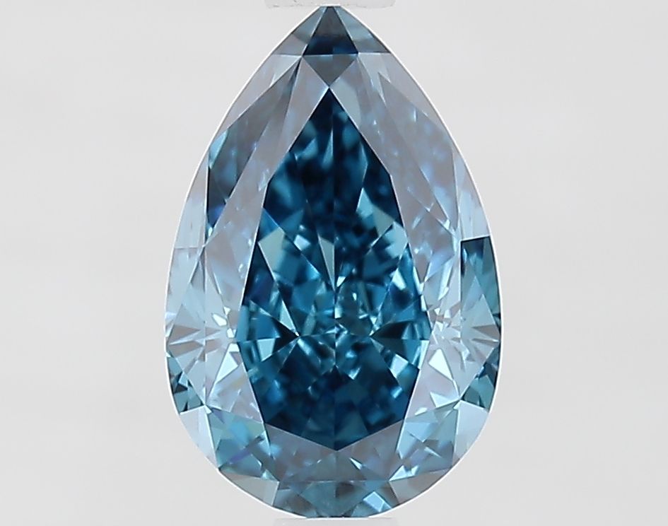 1.17 CT Fancy Vivid Blue PEAR