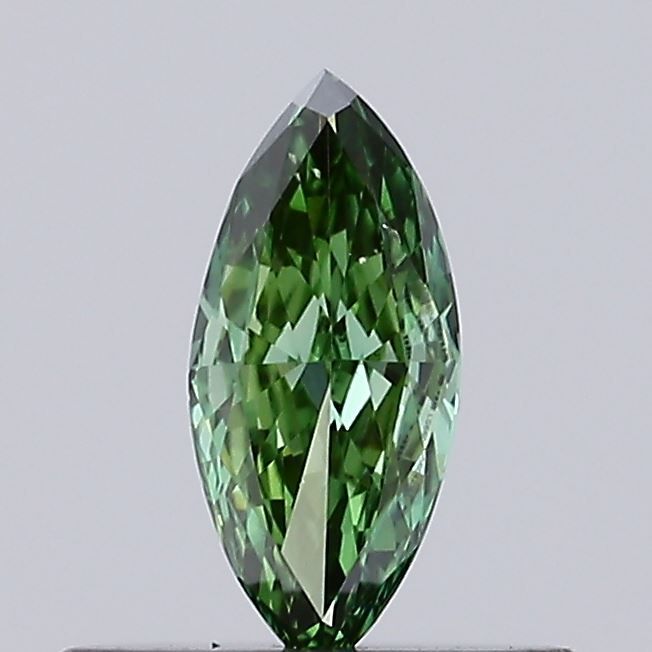 0.2 CT Fancy Vivid Green MARQUISE
