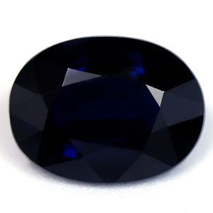 Szafir 1,58 ct, niebieski, szlif owalny