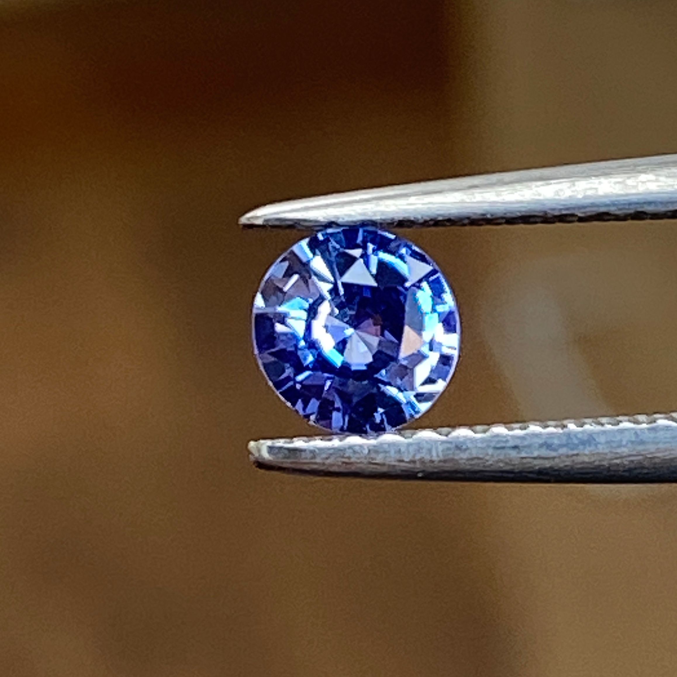 SAPPHIRE FACETED 0.51ct BLUE Blue EC SRILANKA HEATED