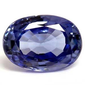 Szafir 1,30 ct, niebieski, szlif owalny