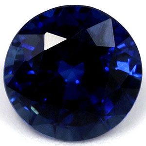 SAPPHIRE FACETED 1.16ct BLUE Intense Blue EC SRILANKA HEATED