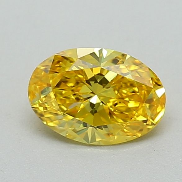 0.5 CT Fancy Vivid Yellow OVAL