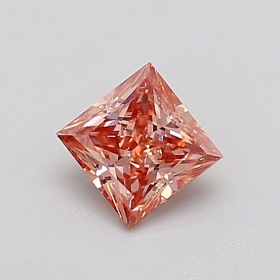 0.36 CT Fancy Vivid Reddish Brown PRINCESS