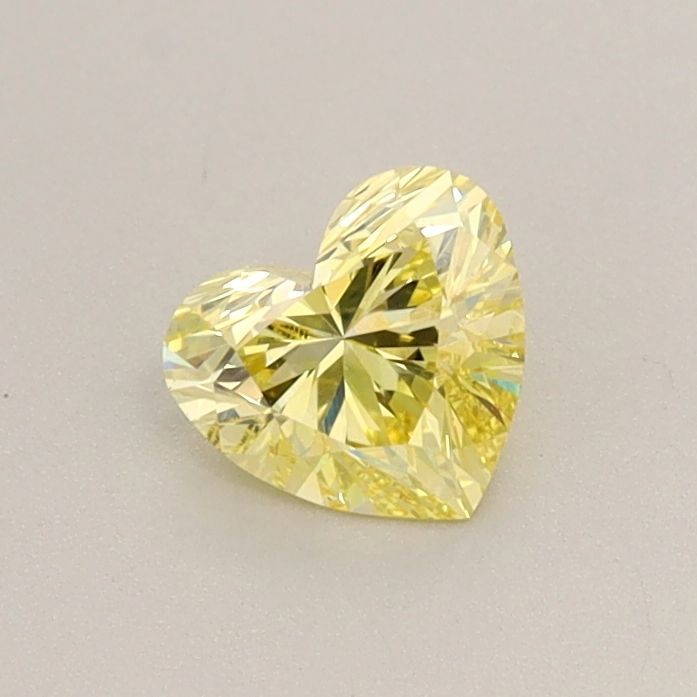 0.46 CT Fancy Intense Yellow HEART