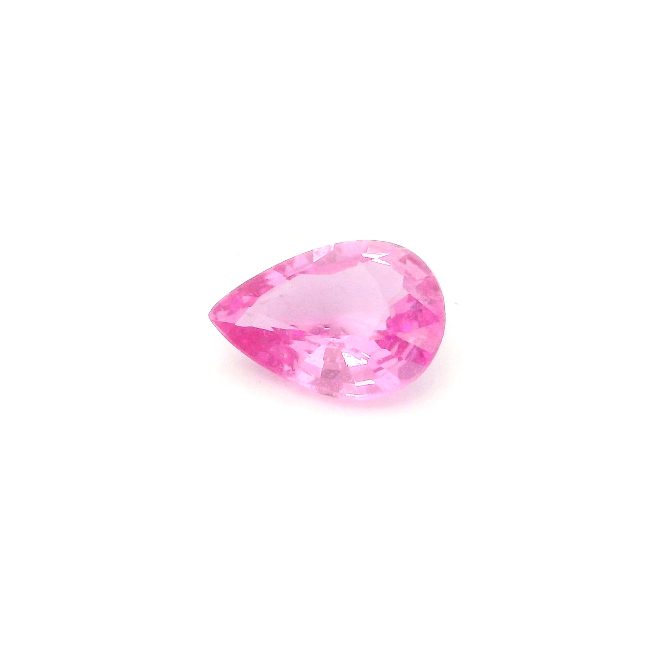 0.65 ct Pear sapphire