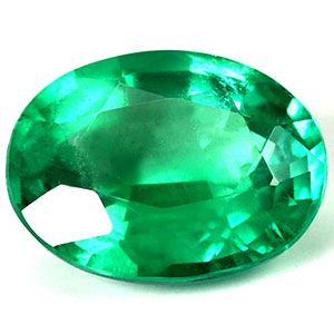 Szmaragd 2,46 ct, zielony, szlif owalny
