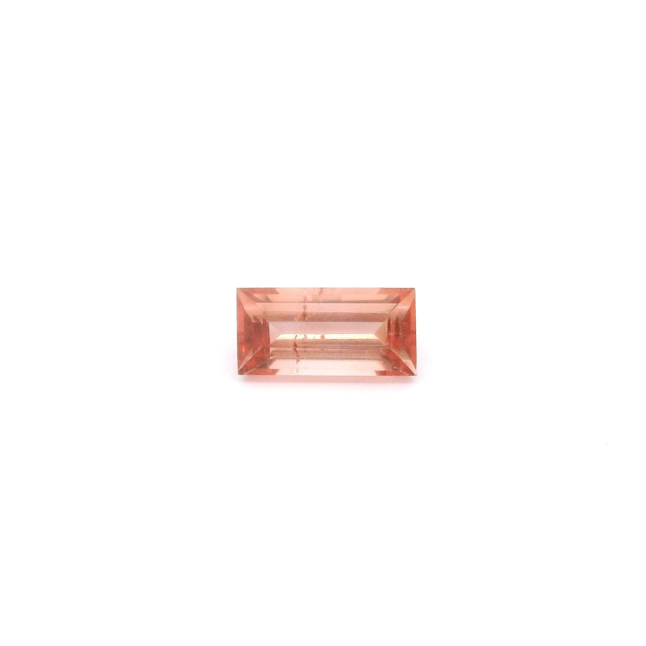 Turmalin 1,48 ct, różowy, szlif prostokątny