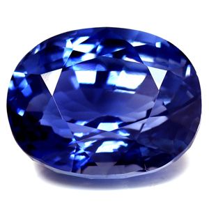 Szafir 7,91 ct, niebieski, szlif owalny