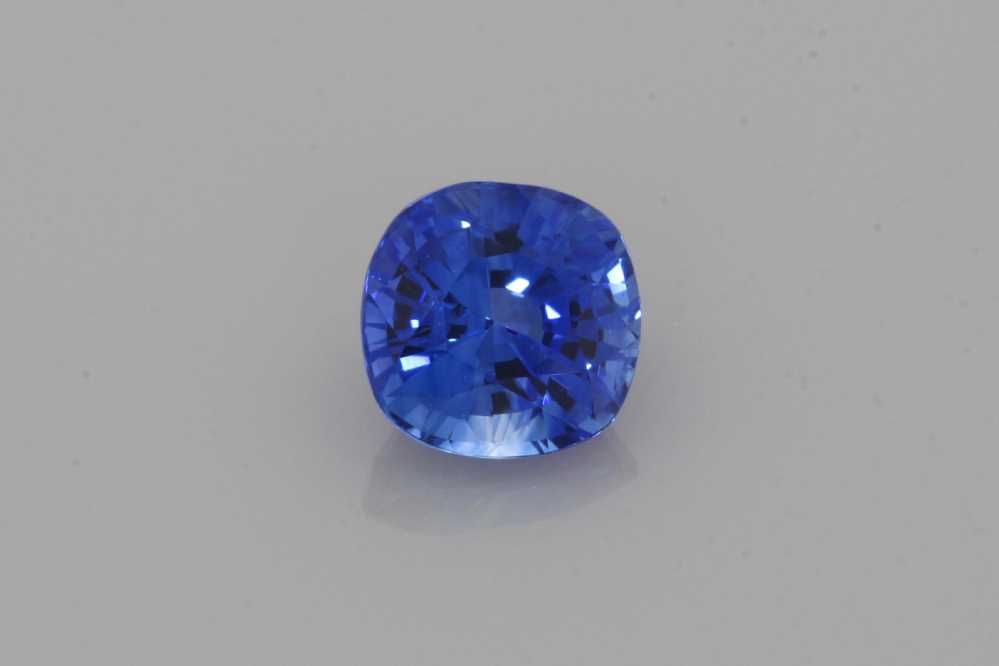 Szafir 1,16 ct, niebieski, szlif cushion