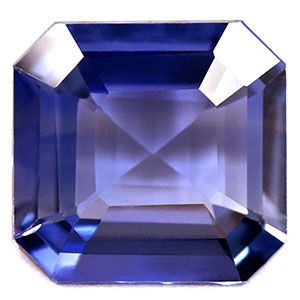 Szafir 3,41 ct, niebieski, szlif szmaragdowy