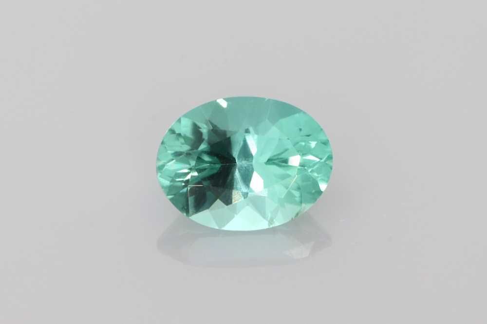 TOURMALINE FACETED 1.21ct GREEN Vivid GREEN SI BRAZIL HEATED