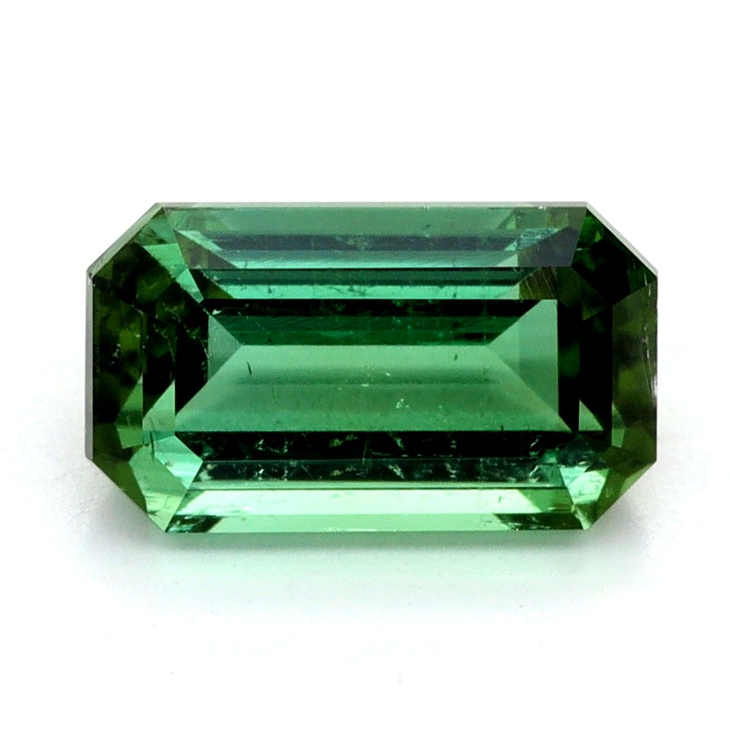 Turmalin 1,41 ct, morski, szlif szmaragdowy