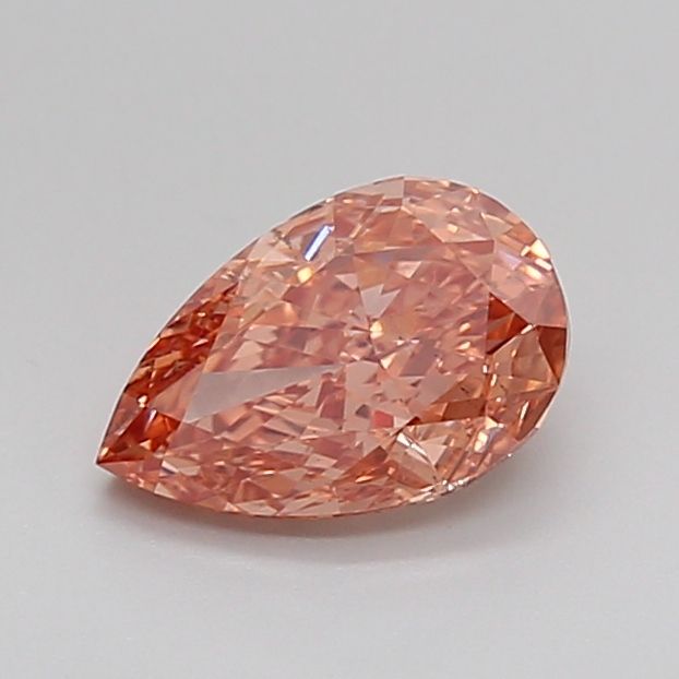 1.08 CT Fancy Vivid Brownish Orange PEAR