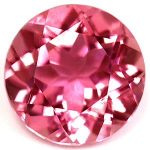 Turmalin 1,94 ct, różowy, szlif okrągły