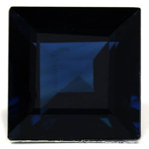 Szafir 1,53 ct, niebieski, szlif kwadratowy