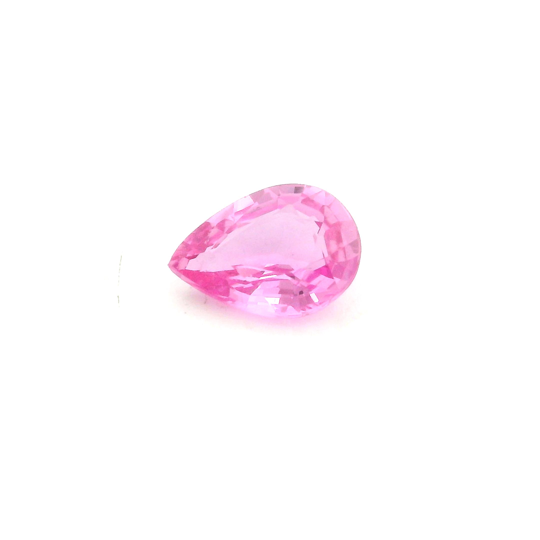 0.74 ct Pear sapphire