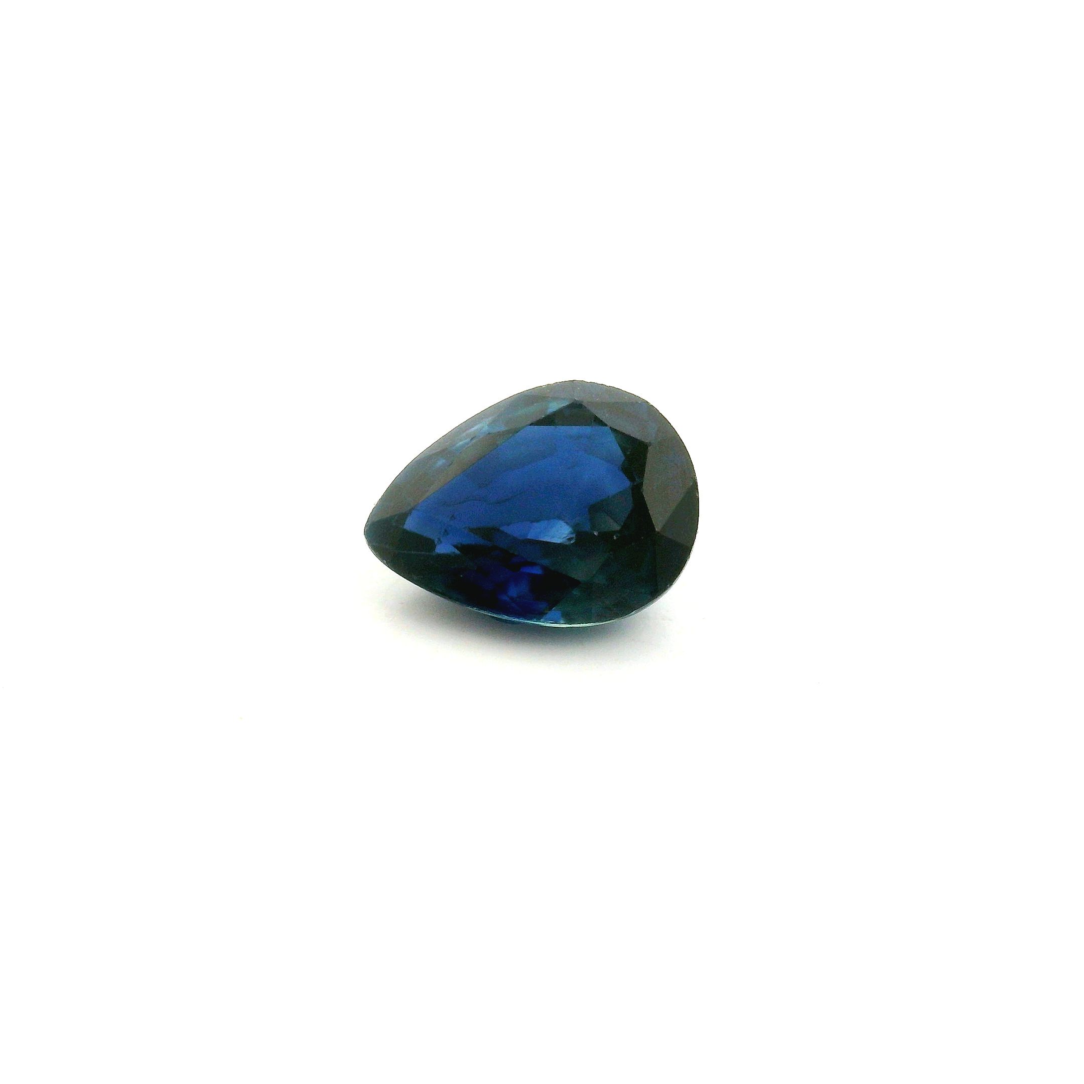 1.56 ct Pear sapphire