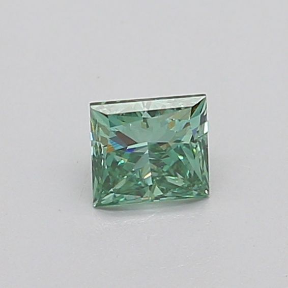 0.33 CT Fancy Vivid Green PRINCESS