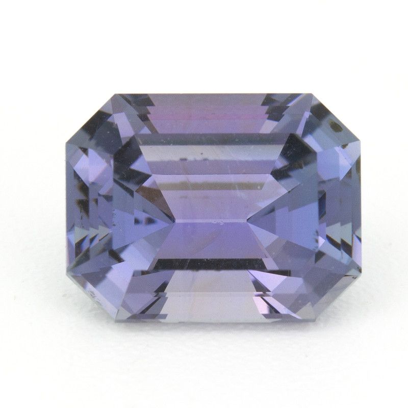 Tanzanit 3,11 ct, niebieski, szlif szmaragdowy