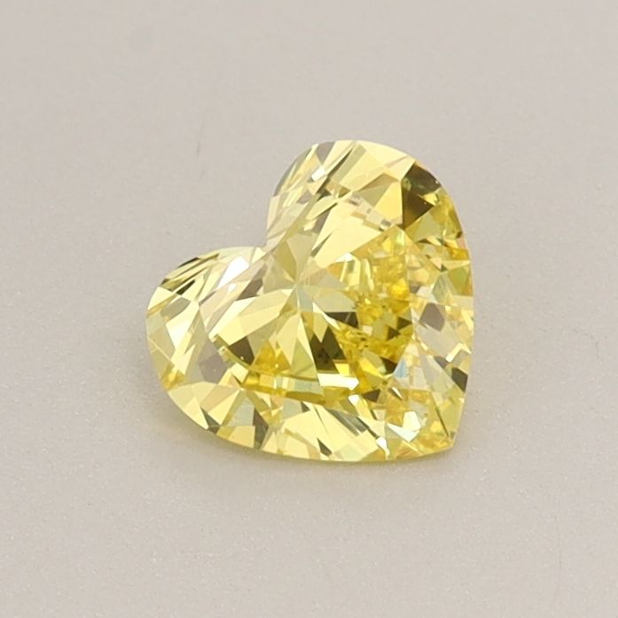 0.47 CT Fancy Intense Yellow HEART