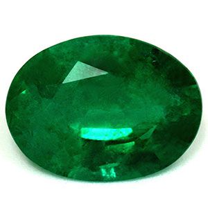 Szmaragd 1,70 ct, zielony, szlif owalny