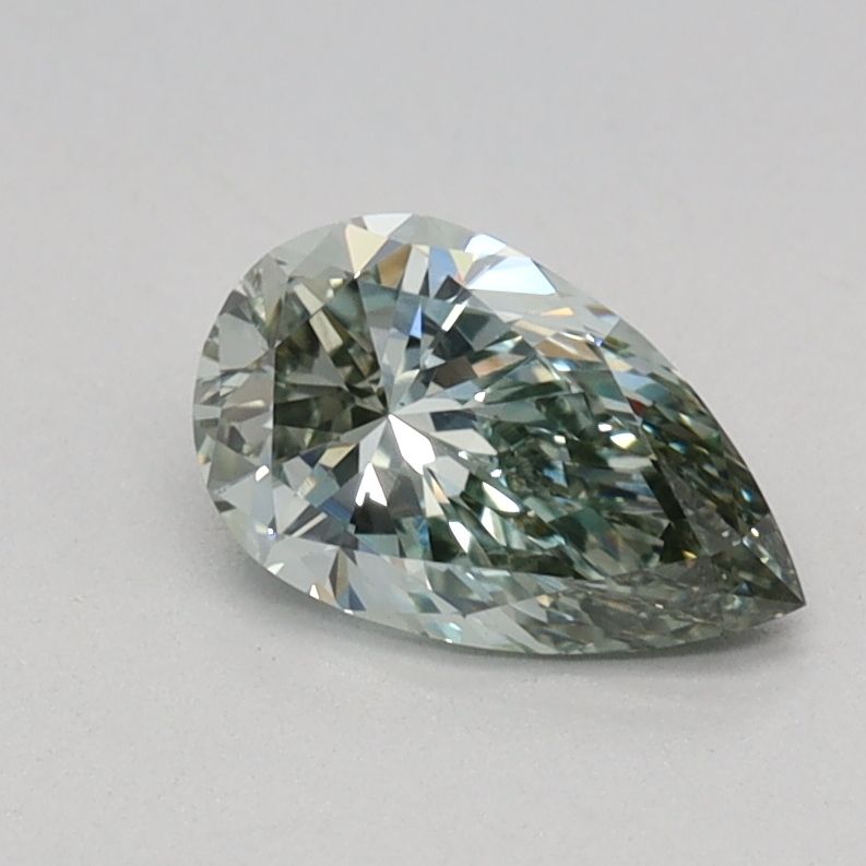 0.53 CT Fancy Intense Green PEAR