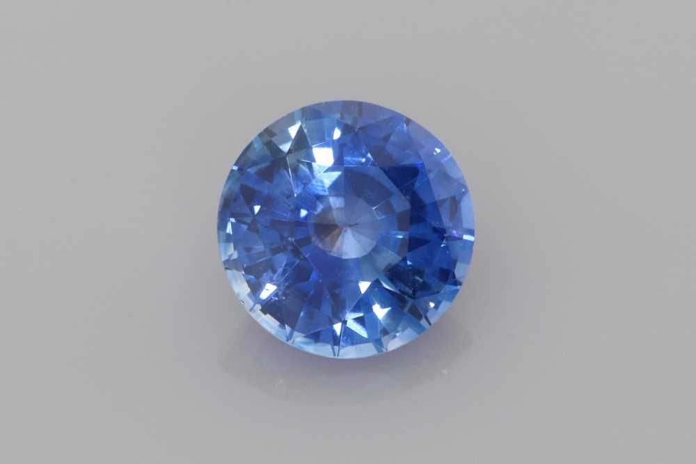 SAPPHIRE FACETED 1.55ct BLUE BLUE SI SRILANKA HEATED