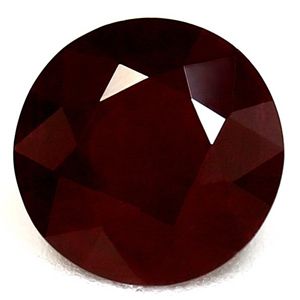 RUBY FACETED 0.69ct RED Deep Red EC REST_OF_AFRICA HEATED
