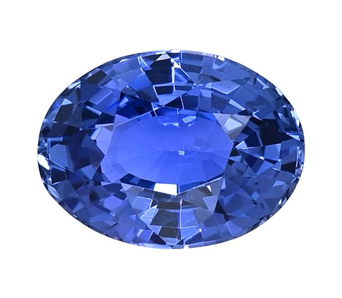 Szafir 1,72 ct, niebieski, szlif owalny