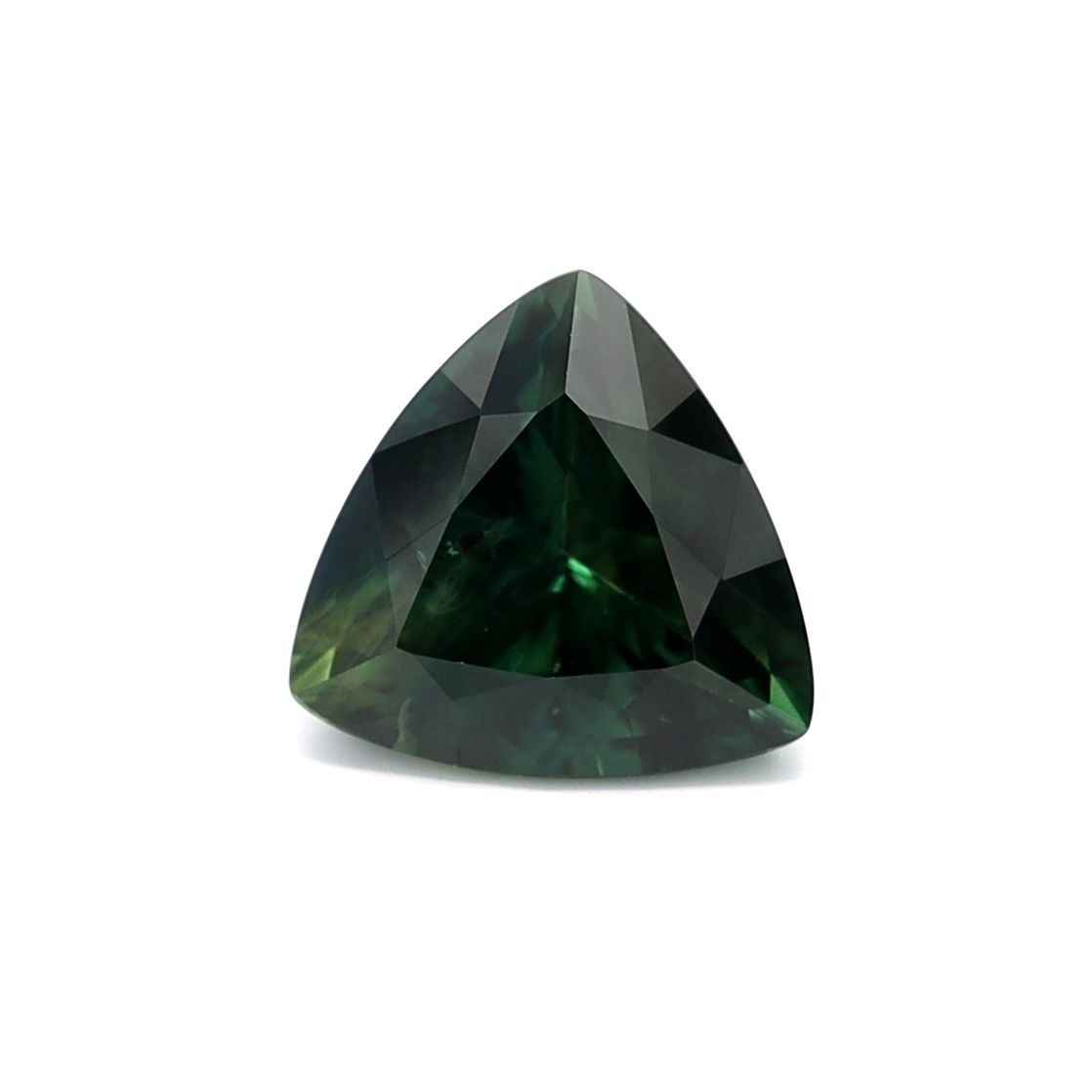 SAPPHIRE FACETED 1.98ct GREEN GREEN SI AUSTRALIA HEATED