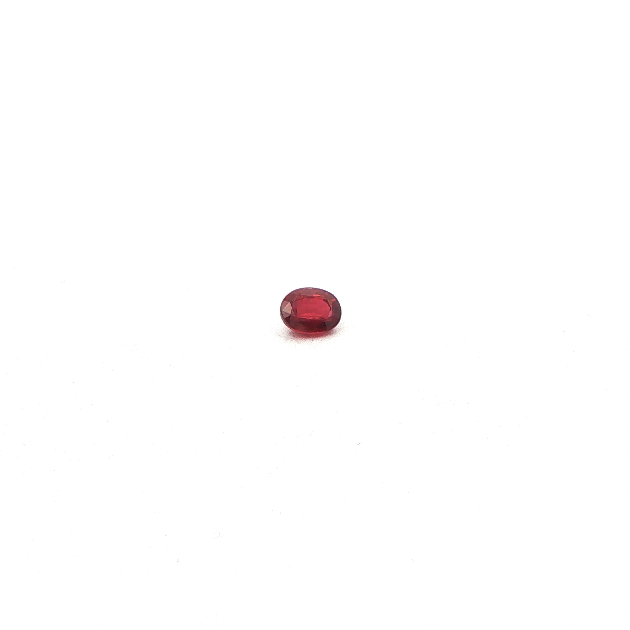 0.48 ct Oval ruby