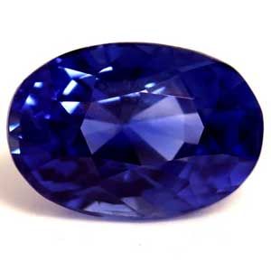 SAPPHIRE FACETED 0.99ct BLUE Intense Blue EC SRILANKA HEATED