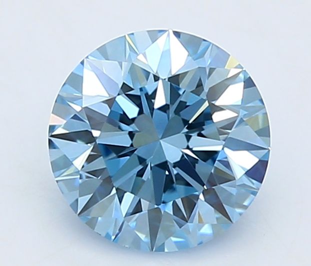 0.59 CT Fancy Vivid Blue ROUND